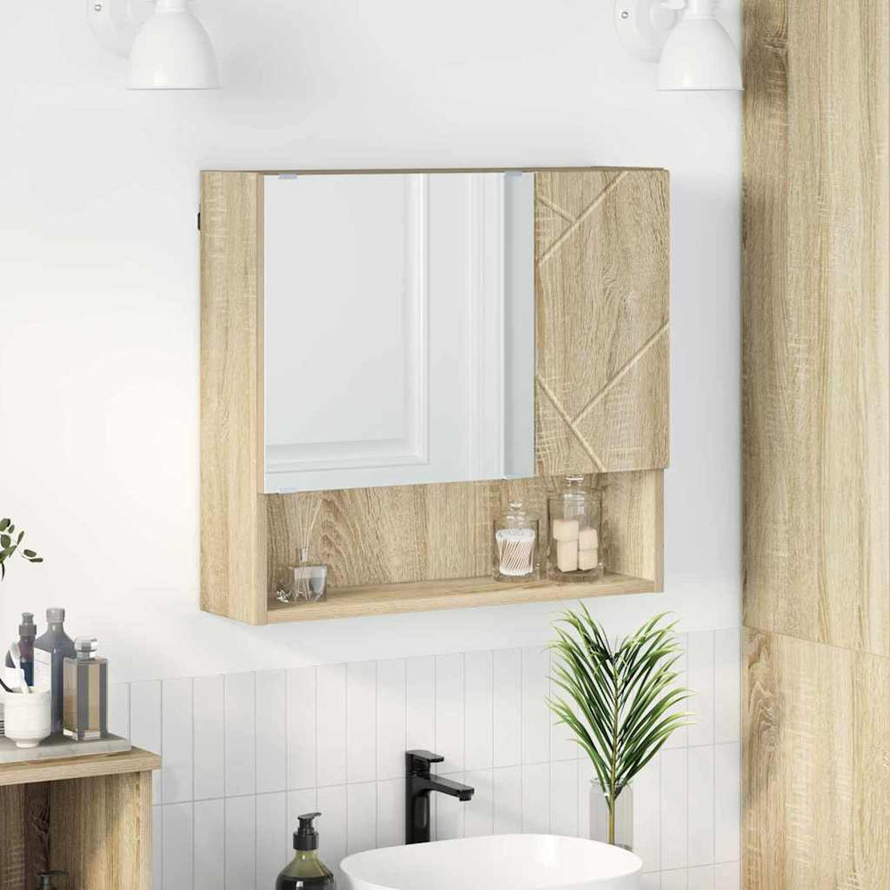 Spiegelschrank Sonoma-Eiche 59 cm