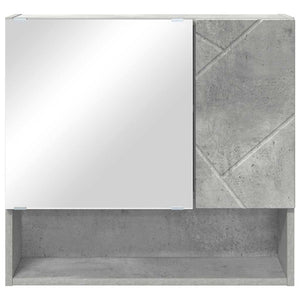 Spiegelschrank Beton Grau 59x55 cm