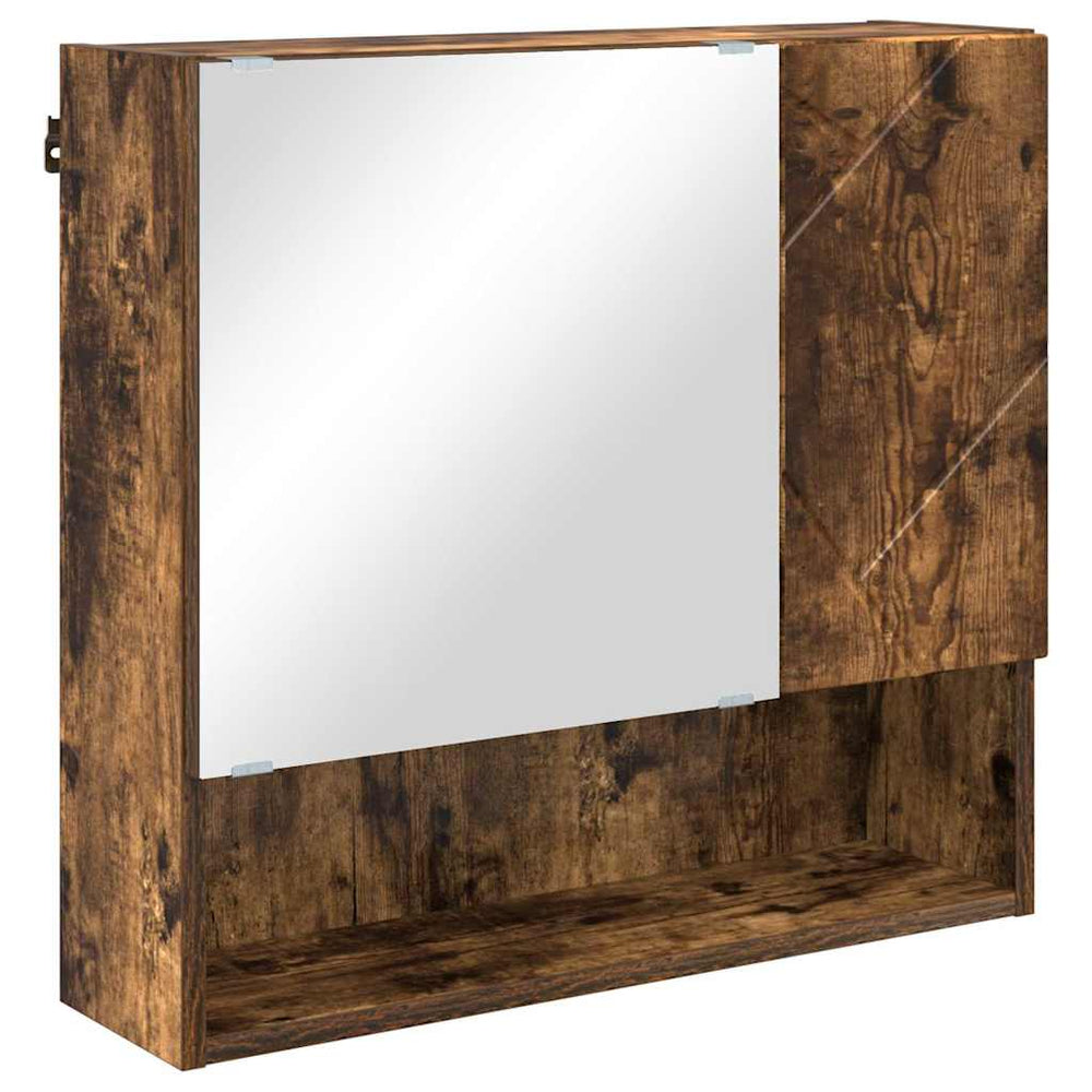 Spiegelschrank Geräucherte Eiche 59cm