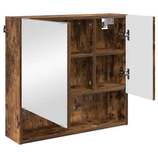 Spiegelschrank Geräucherte Eiche 59cm