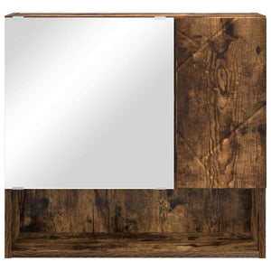 Spiegelschrank Geräucherte Eiche 59cm