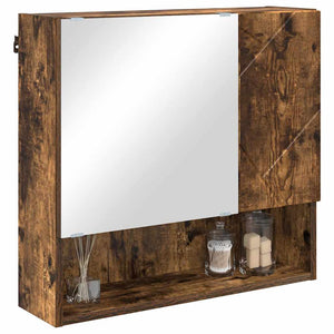 Spiegelschrank Geräucherte Eiche 59cm