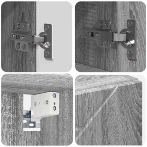 Spiegelschrank Graues Sonoma 59cm
