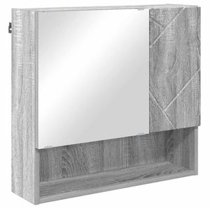 Spiegelschrank Graues Sonoma 59cm