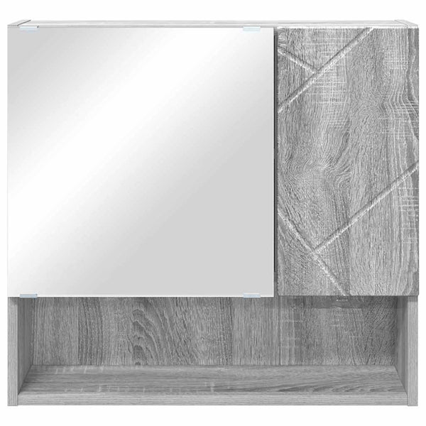 Spiegelschrank Graues Sonoma 59cm