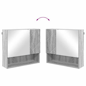 Spiegelschrank Graues Sonoma 59cm