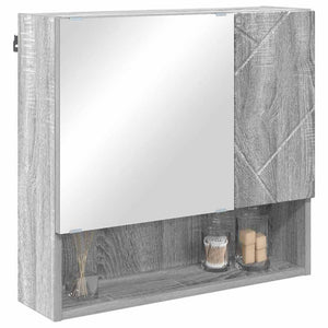 Spiegelschrank Graues Sonoma 59cm