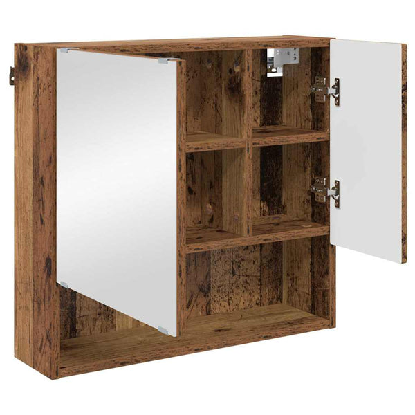 Spiegelschrank Altholz 59x55cm