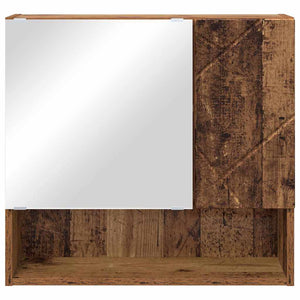 Spiegelschrank Altholz 59x55cm