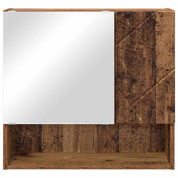 Spiegelschrank Altholz 59x55cm