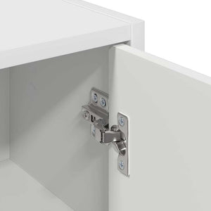 Weißer Badezimmerschrank, 39x23,5x65 cm