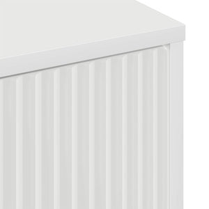 Weißer Badezimmerschrank, 39x23,5x65 cm