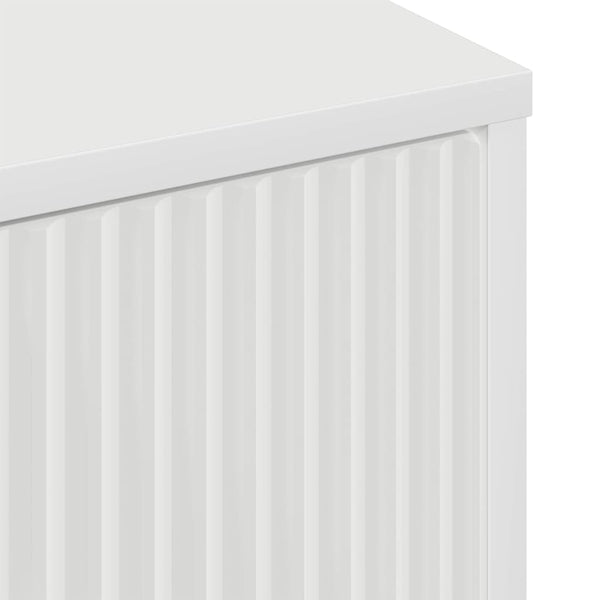 Weißer Badezimmerschrank, 39x23,5x65 cm