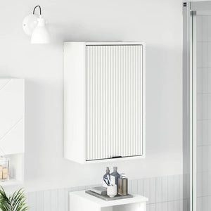 Weißer Badezimmerschrank, 39x23,5x65 cm