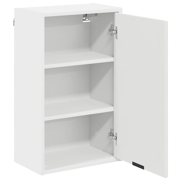 Weißer Badezimmerschrank, 39x23,5x65 cm
