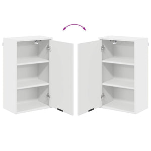 Weißer Badezimmerschrank, 39x23,5x65 cm