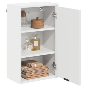 Weißer Badezimmerschrank, 39x23,5x65 cm