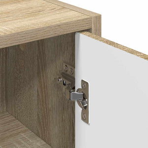 Wandmontierter Badezimmerschrank Sonoma-Eiche 39x23,5x65cm