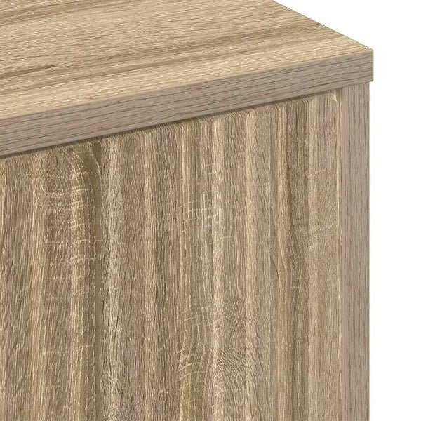 Wandmontierter Badezimmerschrank Sonoma-Eiche 39x23,5x65cm
