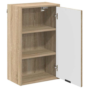 Wandmontierter Badezimmerschrank Sonoma-Eiche 39x23,5x65cm