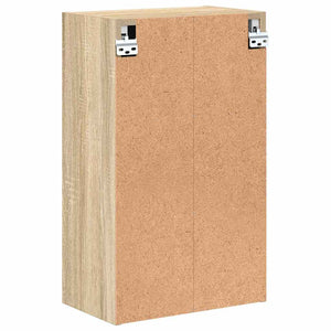 Wandmontierter Badezimmerschrank Sonoma-Eiche 39x23,5x65cm