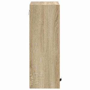 Wandmontierter Badezimmerschrank Sonoma-Eiche 39x23,5x65cm
