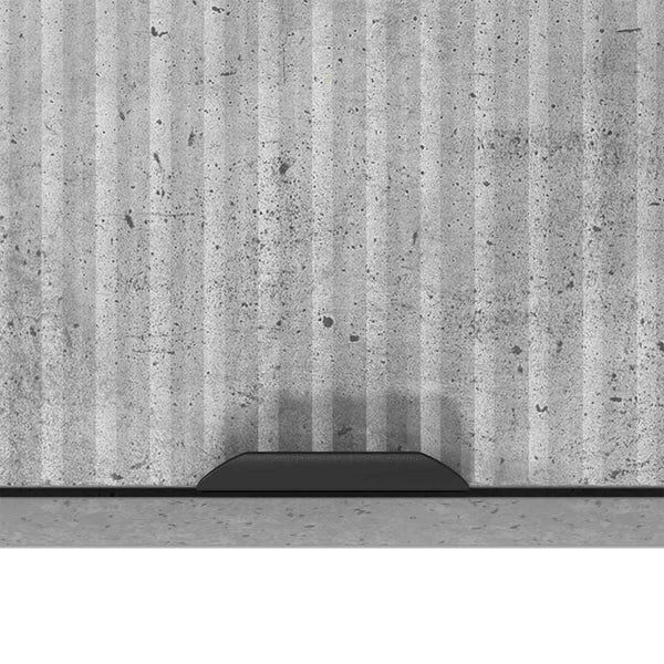 Wandmontierter Badezimmerschrank Beton Grau 39x23,5x65 cm