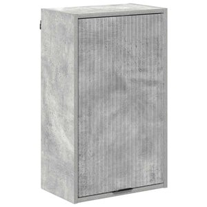 Wandmontierter Badezimmerschrank Beton Grau 39x23,5x65 cm