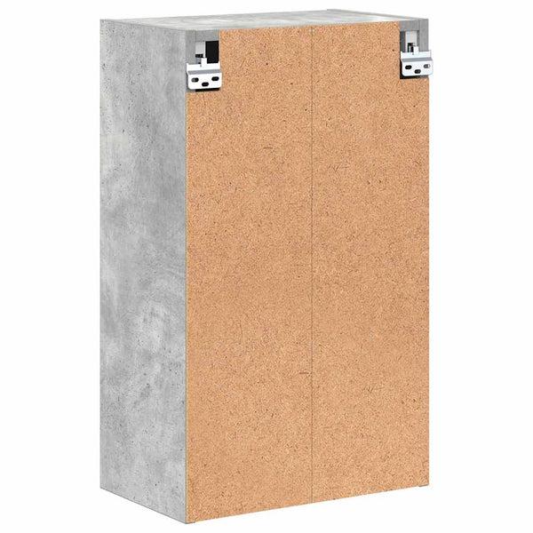Wandmontierter Badezimmerschrank Beton Grau 39x23,5x65 cm