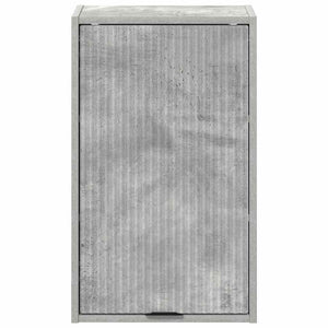 Wandmontierter Badezimmerschrank Beton Grau 39x23,5x65 cm