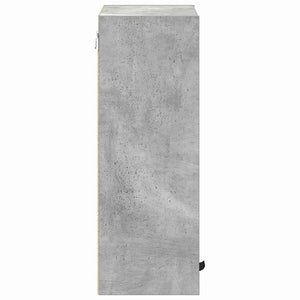 Wandmontierter Badezimmerschrank Beton Grau 39x23,5x65 cm