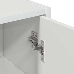 Hochglanz Badezimmerschrank Wandmontage Weiß