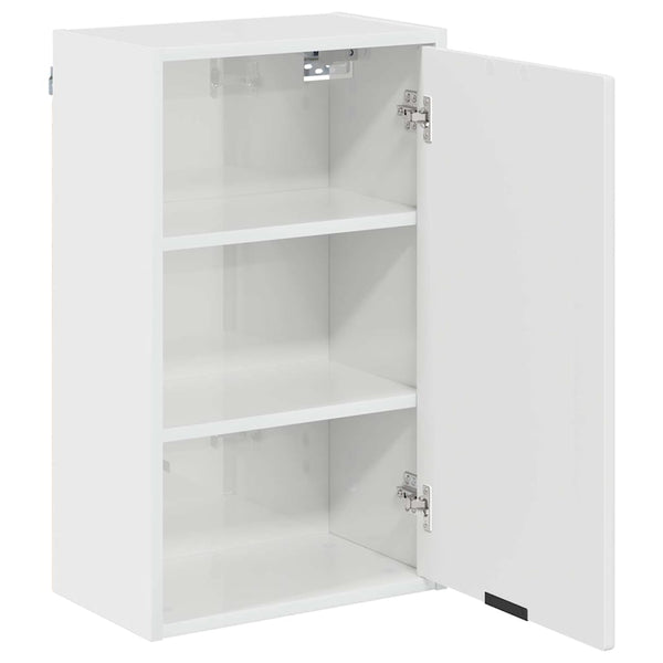 Hochglanz Badezimmerschrank Wandmontage Weiß
