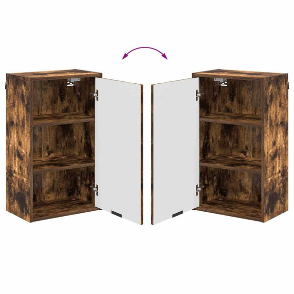 Badezimmerschrank Geräucherte Eiche 39x23,5x65cm