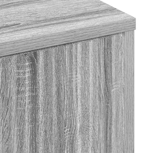 Grauer Badezimmerschrank zur Wandmontage, 39x23,5x65 cm