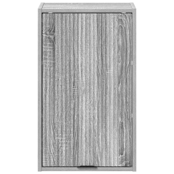 Grauer Badezimmerschrank zur Wandmontage, 39x23,5x65 cm