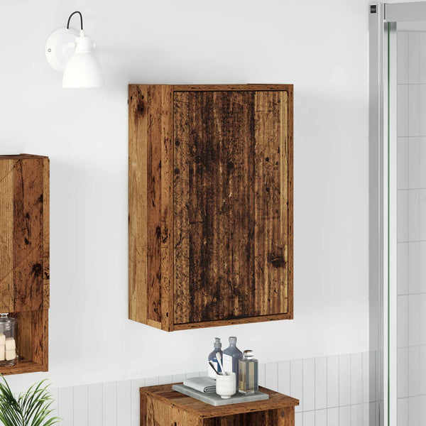 vidaXL Armoire de salle de bain murale en bois de récupération 39 x 23,5 x 65 cm