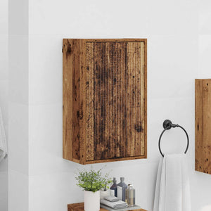 vidaXL Armoire de salle de bain murale en bois de récupération 39 x 23,5 x 65 cm