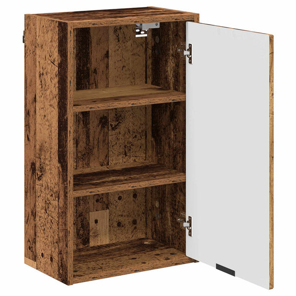 vidaXL Armoire de salle de bain murale en bois de récupération 39 x 23,5 x 65 cm