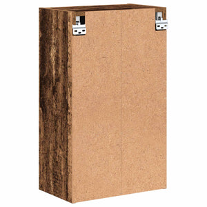 vidaXL Armoire de salle de bain murale en bois de récupération 39 x 23,5 x 65 cm