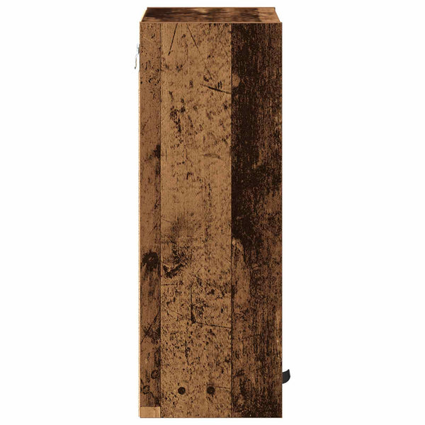 vidaXL Armoire de salle de bain murale en bois de récupération 39 x 23,5 x 65 cm