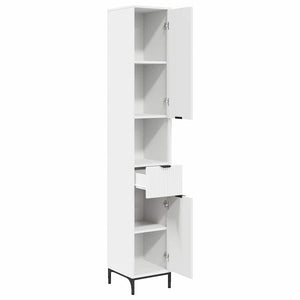 Badezimmerschrank Weiß mit Schubladen