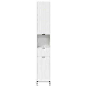 Badezimmerschrank Weiß mit Schubladen