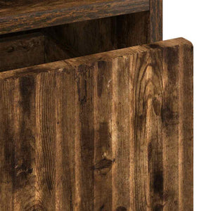 Badezimmerschrank Räuchereiche 31,5x33x190cm