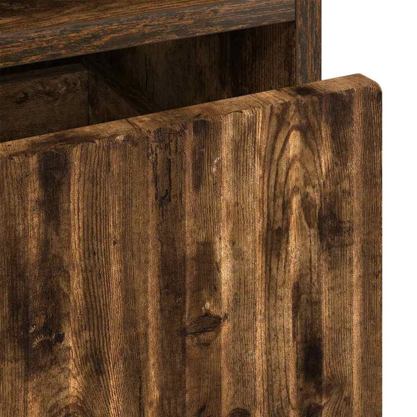 Badezimmerschrank Räuchereiche 31,5x33x190cm