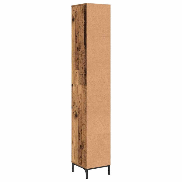 Badezimmerschrank Altholz mit Schubladen