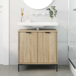Waschbeckenschrank Sonoma-Eiche 60,5 cm