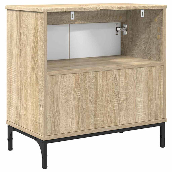 Waschbeckenschrank Sonoma-Eiche 60,5 cm