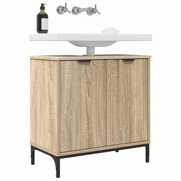 Waschbeckenschrank Sonoma-Eiche 60,5 cm