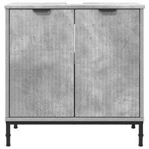 Waschbeckenschrank Beton Grau 60 cm